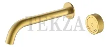 Boheme Tech Смеситель автоматический для раковины из стены на 2 отв. TECH 158/2-MG Matt Gold Boheme Tech Смеситель автоматический для раковины из стены на 2 отв. TECH 158/2-MG Matt Gold