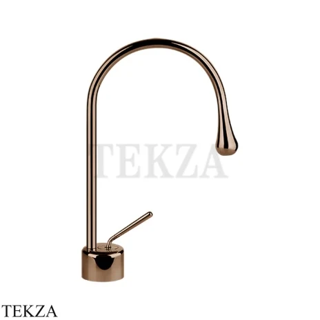 Gessi Goccia Смеситель для раковины, без сливного гарнитура 33601-030, Copper PVD