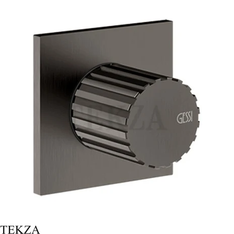 Gessi Incastri Запорный клапан для душевого смесителя, внешняя часть 75364-707, black хром Brush