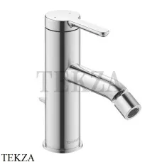 Duravit C.1 Смеситель для биде, с донным клапаном C12400001010, хром глянец