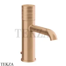 Gessi Habito TRAME Смеситель для раковины, с донным клапаном 70301-735, Warm Bronze