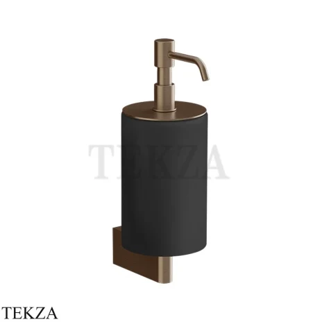 Gessi Origini Дозатор для жидкого мыла настенный, черный 66414-761, Coffee Bronze Br. PVD