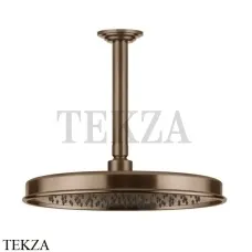 Gessi VENTI20 Верхний душ 300 с потолочным креплением 65153-708, Copper Brushed