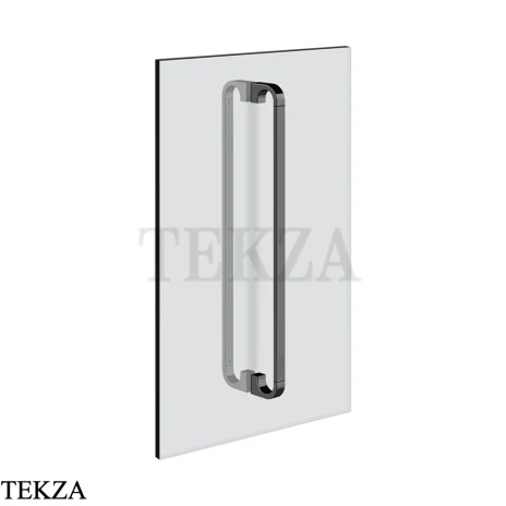 Gessi Perle Полотенцедержатель для крепления на стекло, 45 см 74633-706, black хром глянец