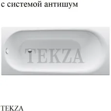 BETTE BetteComodo Ванна прямоугольная, сталь 1250-000, система антишум, белый глянец