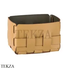 ADJ Bottega Корзина-ёмкость для мелочей 12x19 см 1012.40/55, горчичный/оливковый