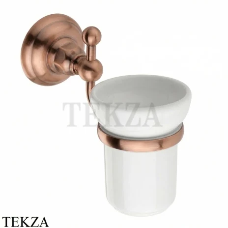 Nicolazzi Classici Стакан настенный, керамика белая 1488RA, Copper