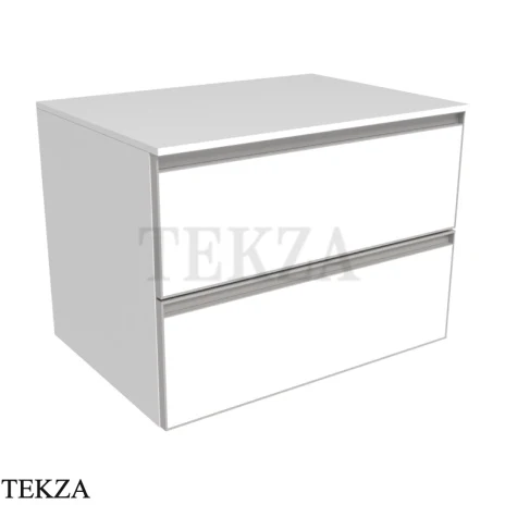 Flaminia Cubika тумба под раковину подвесная 70×50×50 см, 2 ящика, белый матовый