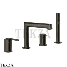 Gessi INGRANAGGIO Смеситель на борт ванны, с гарнитуром 63537-187, Aged Bronze