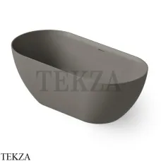 Dea Design Edge Ванна отдельностоящая овальная 160x75 Solid Surface DD8919 1600 3, Grey №3