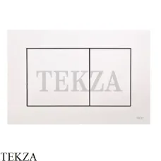 TECEnow Панель смыва для унитаза с двумя клавишами 9240400, белый глянец