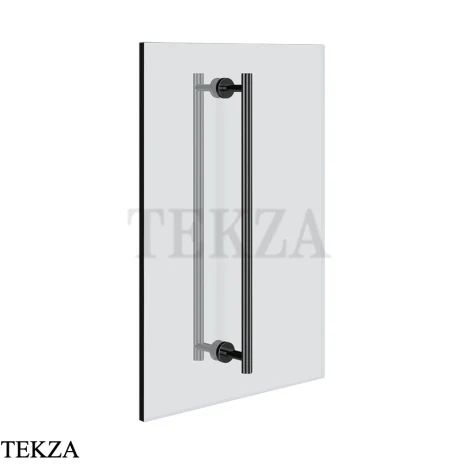 Gessi Ludovica Полотенцедержатель для крепления на стекло, 45 см 76632-706, black хром глянец