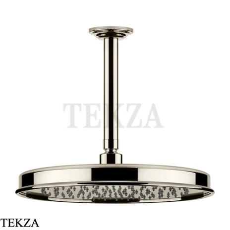 Gessi VENTI20 Верхний душ 300 с потолочным креплением под размер 65155-720, Nickel PVD