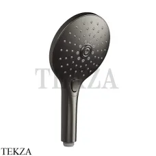 Gessi Shower Душевая лейка 3-х позиционная с кнопкой select 47351-707, Black Metal Brushed