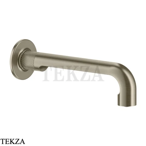 Gessi INCISO Излив для раковины настенный средней длины 58100-149, Finox Brushed Nickel