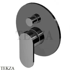 Zucchetti Octo Смеситель для душа на 2 потока, внешняя часть ZOC127.C51, brushed metal black Zucchetti Octo Смеситель для душа на 2 потока, внешняя часть ZOC127.C51, brushed metal black