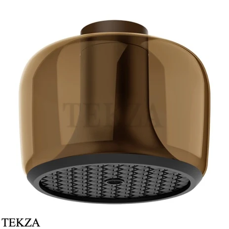 Gessi Haute Culture Shower Потолочная душевая лейка со светодиодной подсветкой 57412-845, бронза Dark Brush