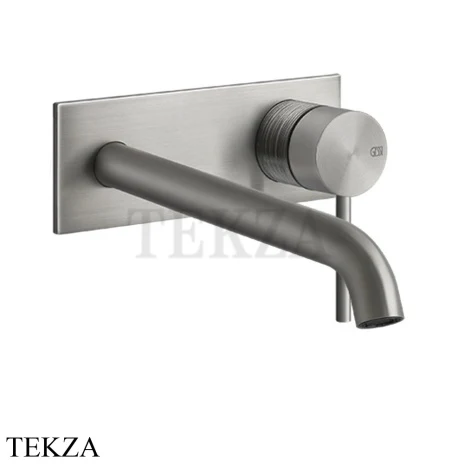Gessi 316 TRAME Смеситель для раковины, внешняя часть, 17-20 см 54390-239, Steel Brushed