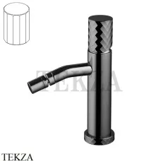FIMA Carlo Frattini Spillo TECH V Смеситель для биде, с донным клапаном F3032TXSVCN, Black chrome