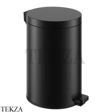 Keuco Plan Ведро мусорное 5 л с крышкой, 04988370000, черный матовый