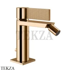 Gessi Inverso Diamantato Смеситель для биде, с донным клапаном 73607-735, Warm Bronze