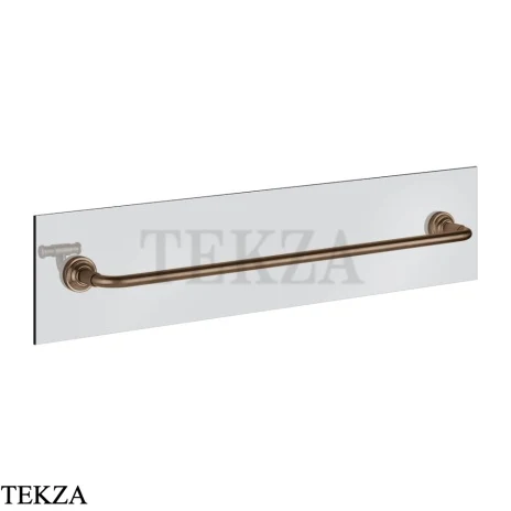 Gessi VENTI20 Полотенцедержатель для крепления на стекло, 60 см 65515-708, Copper Brushed PVD