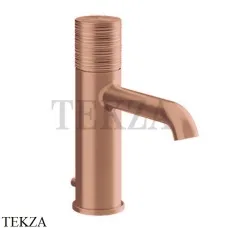 Gessi Habito TRAME Смеситель для раковины, с донным клапаном 70301-708, Copper Brushed