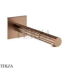 Gessi Incastri Излив для раковины настенный монтаж 75102-708, Copper Br. PVD