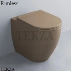 Cielo Smile Унитаз напольный 53, без ободка, сиденье с микролифтом SMVASK AN, Arenaria