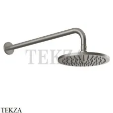 Gessi Emporio Shower Верхний душ с настенным кронштейном 47382-149, Finox Brushed Nickel