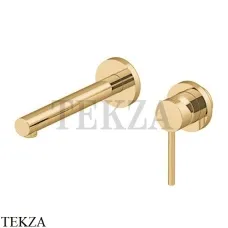 Gattoni Circle One Смеситель для раковины, с встроенной частью 9035/90SG, Gold Satin