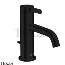 Axor ONE Смеситель для раковины 70, с донным клапаном 48000670, черный матовый