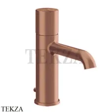 Gessi Habito  UNITO Смеситель для раковины, с донным клапаном 70001-708, Copper Brushed