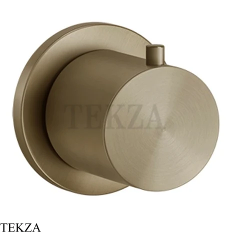 Gessi 316 WELLNESS Запорный вентиль, внешняя часть 54564-791, Deep Bronze Brushed PVD