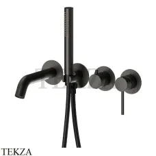 Newform XT Смеситель для ванны с гарнитуром, внешняя часть 4262E.M0.077, Carbon Satin