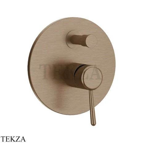 Gessi Goccia Смеситель для душа, 2 потока, внешняя часть 44678-708, Copper Br. PVD