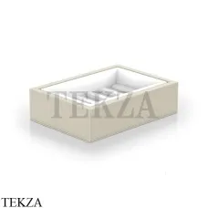 Decor Walther BROWNIE STS Мыльница настольная 0937347, бежевый, эко-кожа