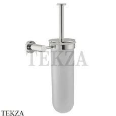 FIMA Carlo Frattini ROTOLA Туалетный ершик, стекло матовое F6006/1SN, Brushed nickel
