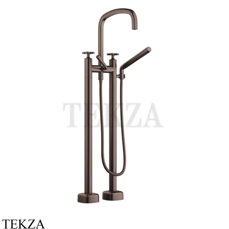 Dornbracht COYA Смеситель для ванны напольный, внешняя часть 25943424-43, Dark Bronze сатинированный (PVD)