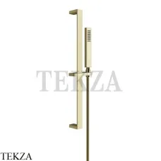 Gessi Rettangolo shower Штанга в комплекте с душевой лейкой, 1 режим 20145-710, Brass PVD