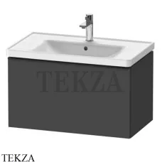 Duravit D-Neo Тумба подвесная с ящиком, для умывальника 80 см DE425504949, графит матовый