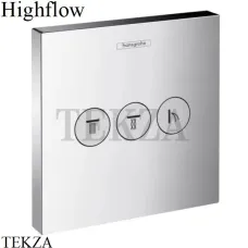 Hansgrohe ShowerSelect Запорно-переключающее устройство, внешняя часть 15764000, хром глянец
