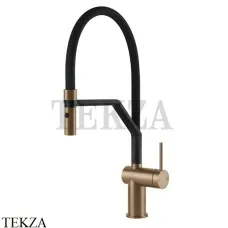 Gessi KITCHEN Inedito Смеситель для кухни полупрофессиональный 60429-726, Warm Bronze Brushed PVD