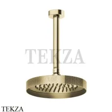 Gessi Inverso Diamantato Верхняя лейка с потолочным кронштейном под размер 63450-710, Brass PVD