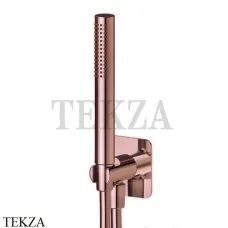 Newform Душевой комплект ручной душ латунь с выводом и держателем 854.58.061, PVD Copper Bronze