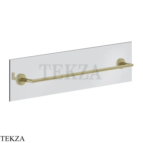 Gessi ANELLO Полотенцедержатель для крепления на стекло, 60 см 63828-727, Brushed Brass PVD