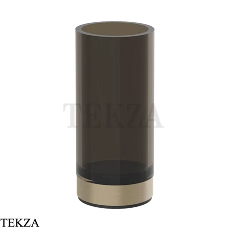 Gessi Perle Стакан для зубных щёток круглый 74833-149, нерж. сталь Brush / никель Brushed