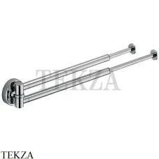 Colombo Plus Полотенцедержатель двойной W4914.CR, хром глянец