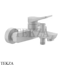 Gessi RILIEVO Смеситель для ванны с переключателем 59013-279, белый матовый