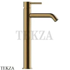 Bossini Teo Смеситель для раковины высокий, с донным клапаном Z00703.022, бронза classic